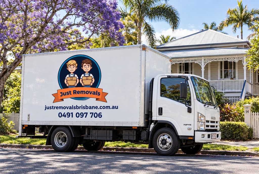 Just Removals Brisbane removalists at work